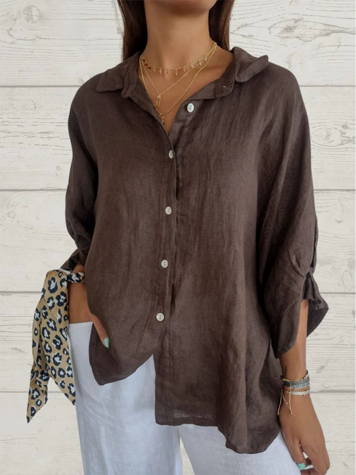 Mabel | Women’s casual shirt with back knot