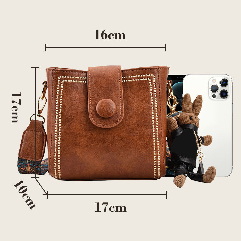 Charlotte | Vintage Shoulder Bag with Adjustable Strap