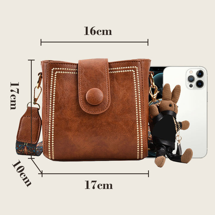 Charlotte | Vintage Shoulder Bag with Adjustable Strap