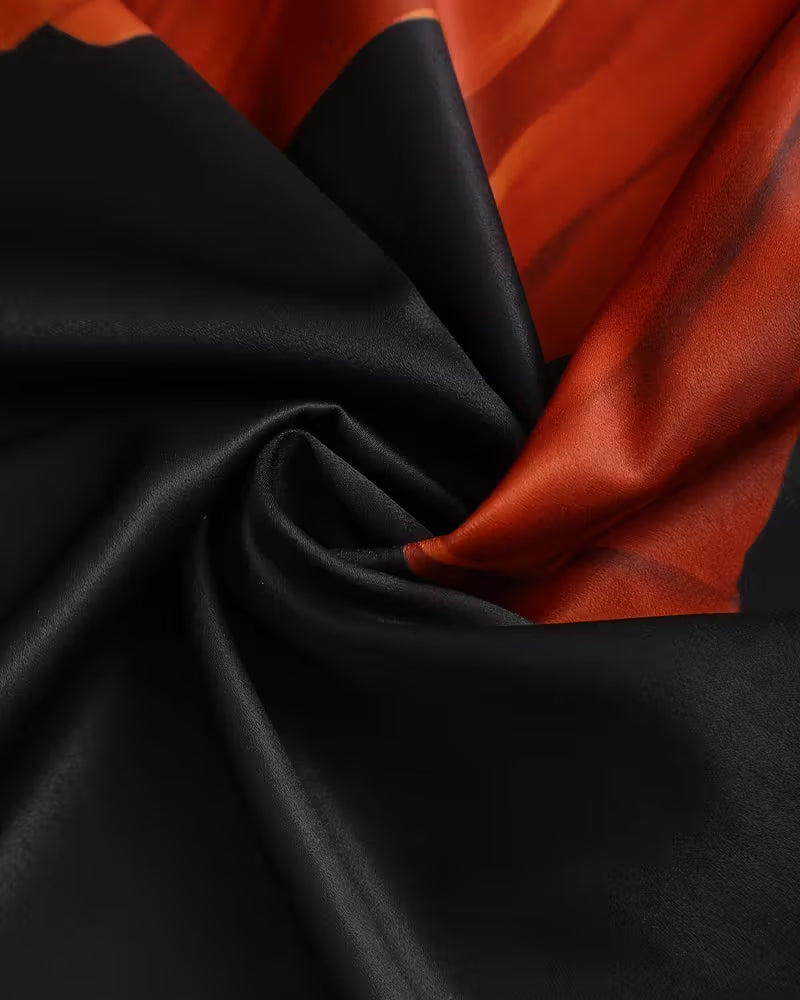 Briony | Printed Right Shoulder Reversed Blouse