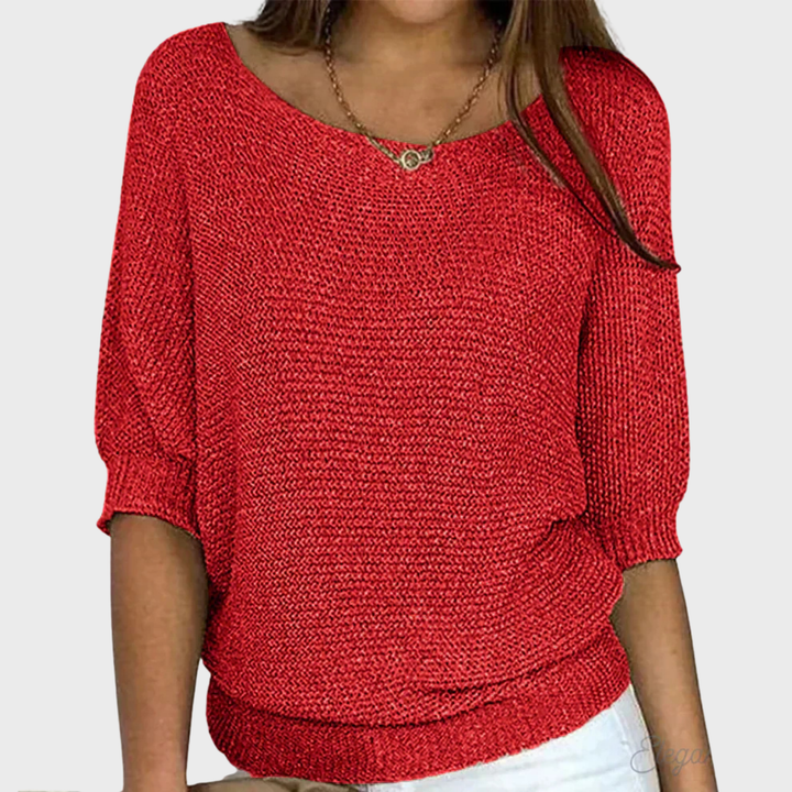 Heidi | Comfortable Crew Neck Pullover for a Casual and Warm Style