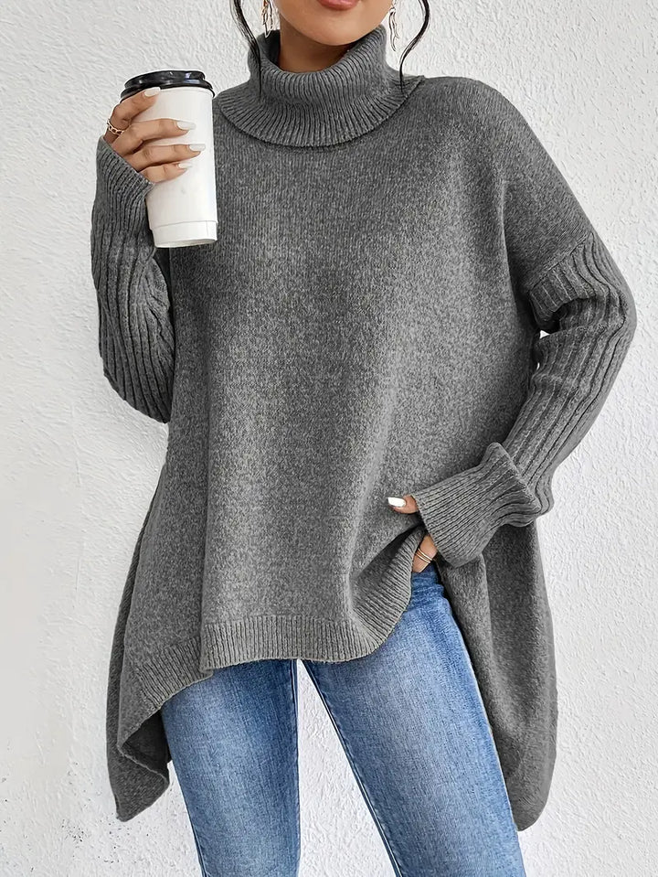 Genevieve | Elegant Long Turtleneck Sweater for Classic Warmth