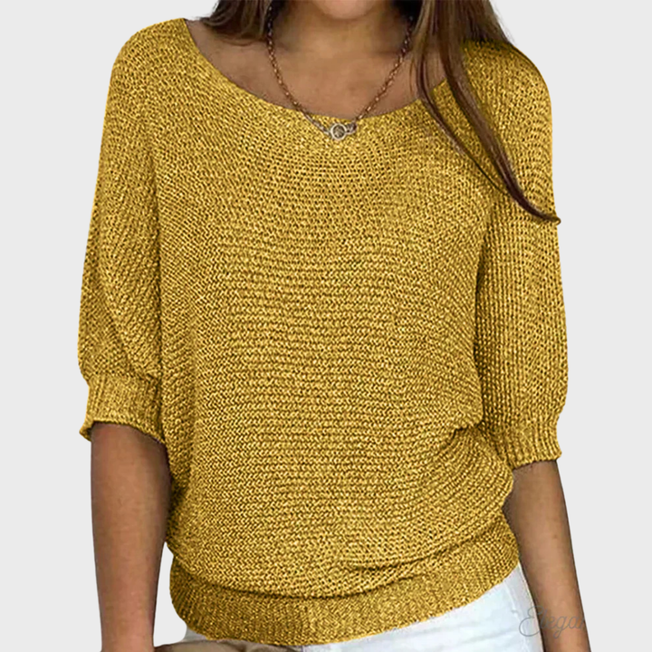 Heidi | Comfortable Crew Neck Pullover for a Casual and Warm Style