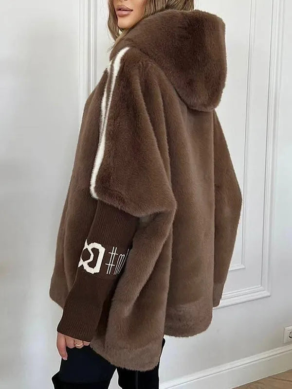 Jeanette | Statement Faux Fur Hooded Jacket