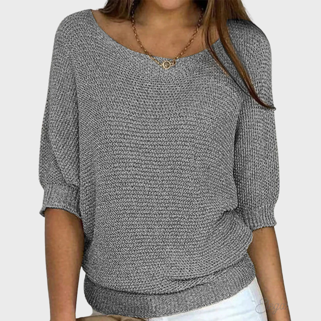 Heidi | Comfortable Crew Neck Pullover for a Casual and Warm Style