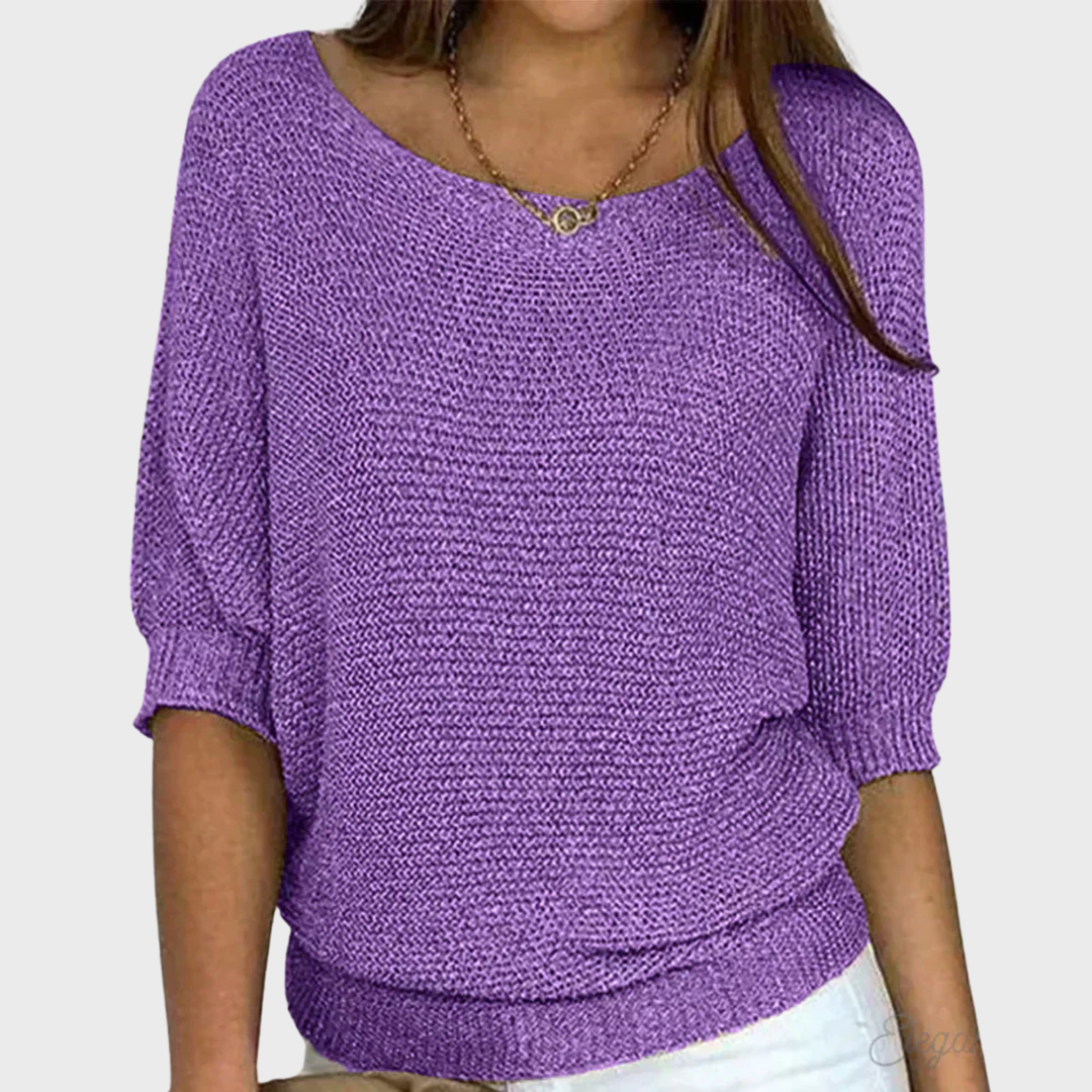 Heidi | Comfortable Crew Neck Pullover for a Casual and Warm Style