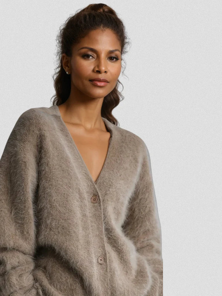 Celeste | Luxe Fuzzy Cardigan