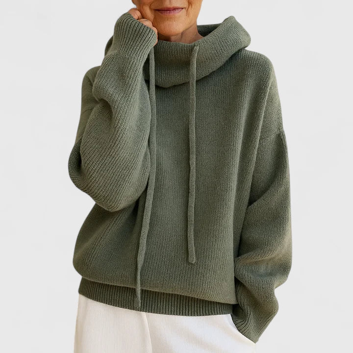 Marie | Knitted Hooded Sweater for Everyday Comfort