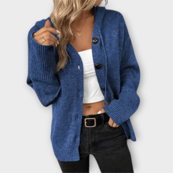 Edith | Cozy Knit Button-Front Cardigan for Stylish Comfort