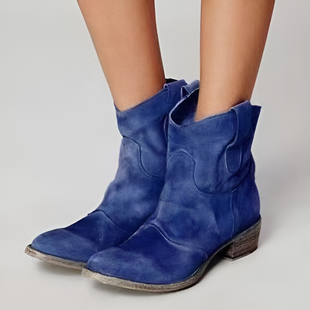 Chloe | Elegant Suede Ankle Boots for a Sophisticated Style