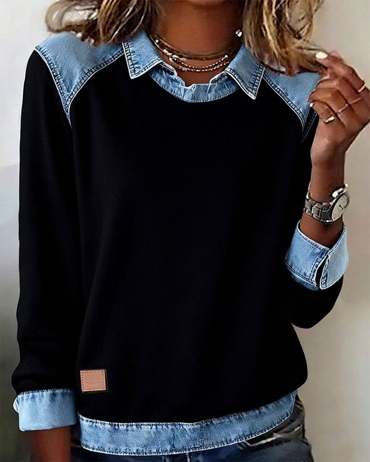 Paige | Trendy Long Sleeve Button-Up Shirt