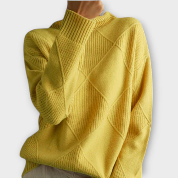 Delphine | Comfortable Turtleneck Sweater for Timeless Warmth