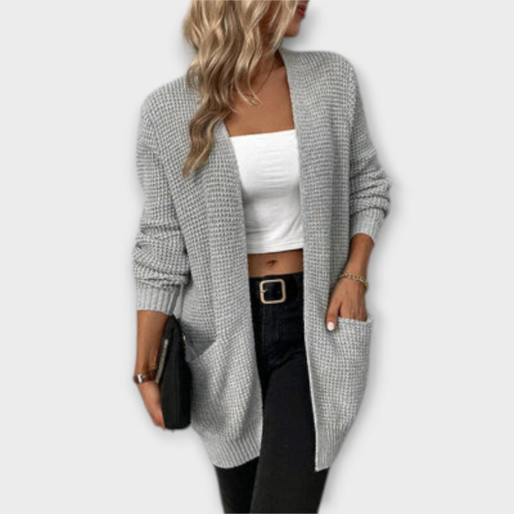Ava - Casual Knit Cardigan with Pockets