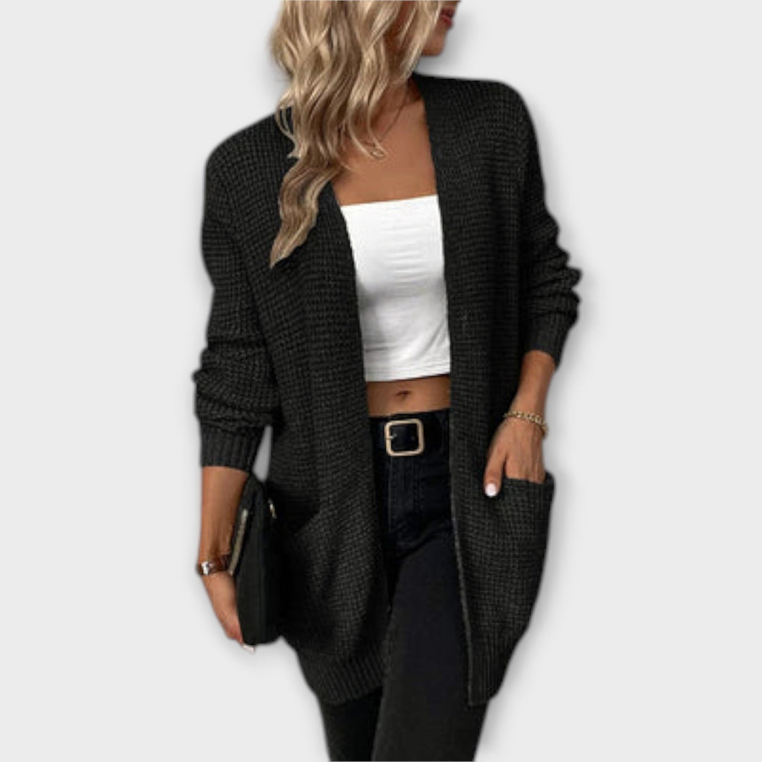 Ava - Casual Knit Cardigan with Pockets