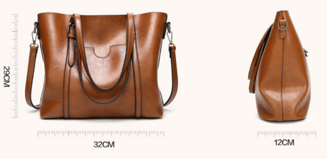 Beatrice | Refined Leather Shoulder Bag