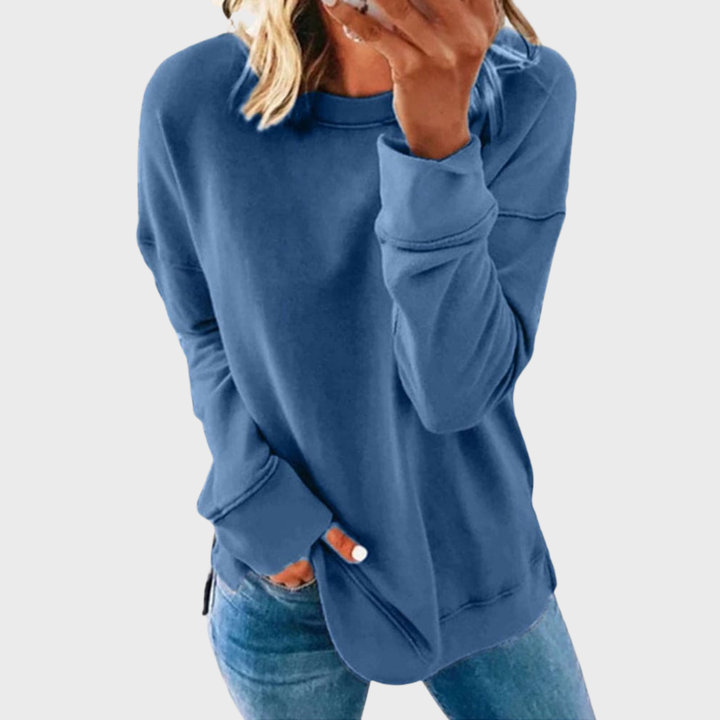 Francesca | Elegant Lightweight Solid Color Sweater for a Stylish Look