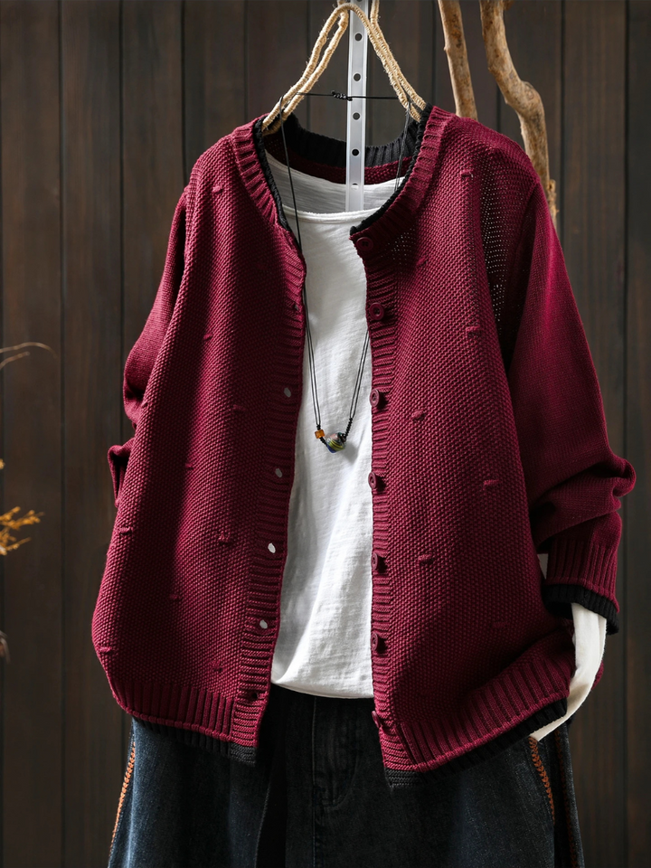 Isolde | Chunky textured cardigan for cozy style