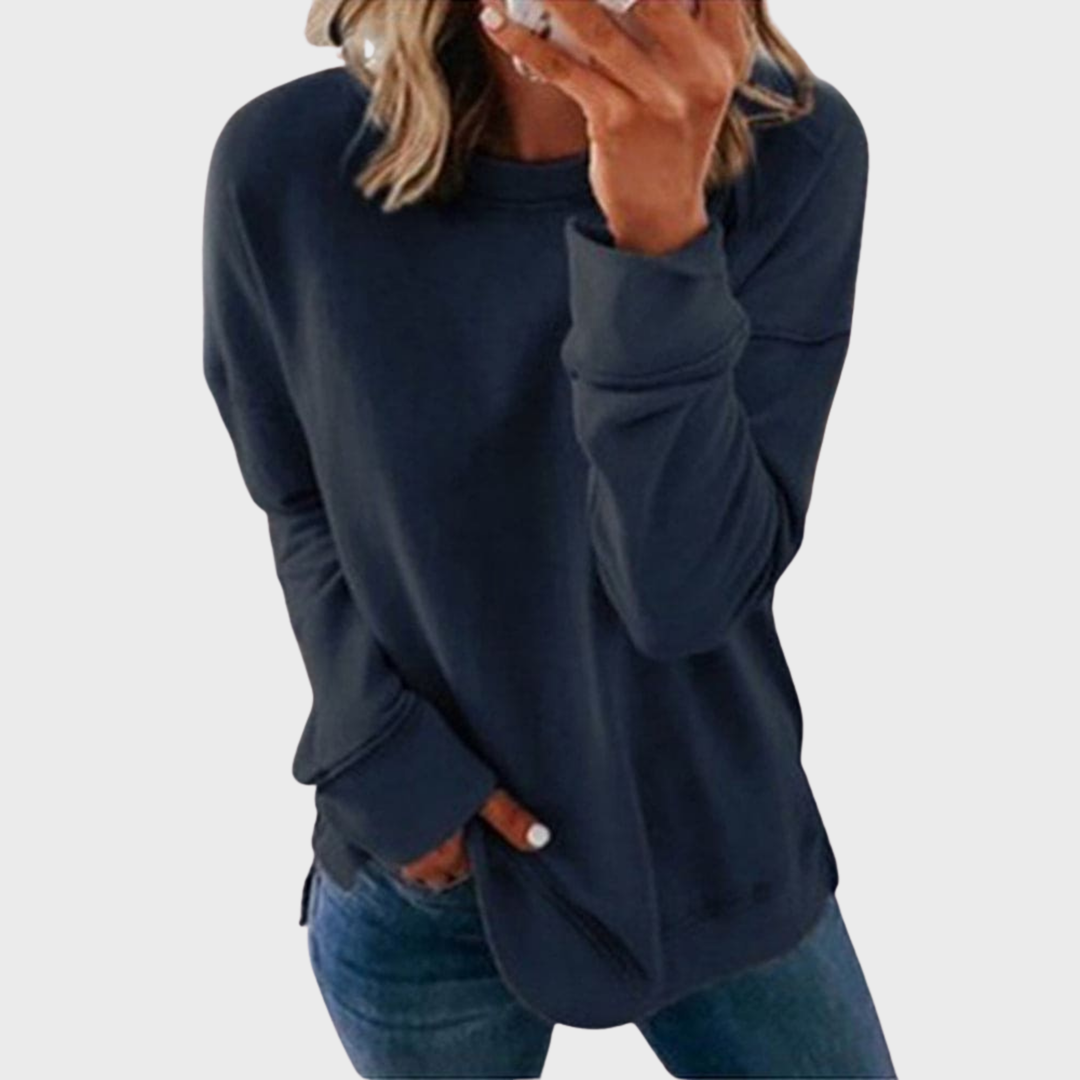 Francesca | Elegant Lightweight Solid Color Sweater for a Stylish Look