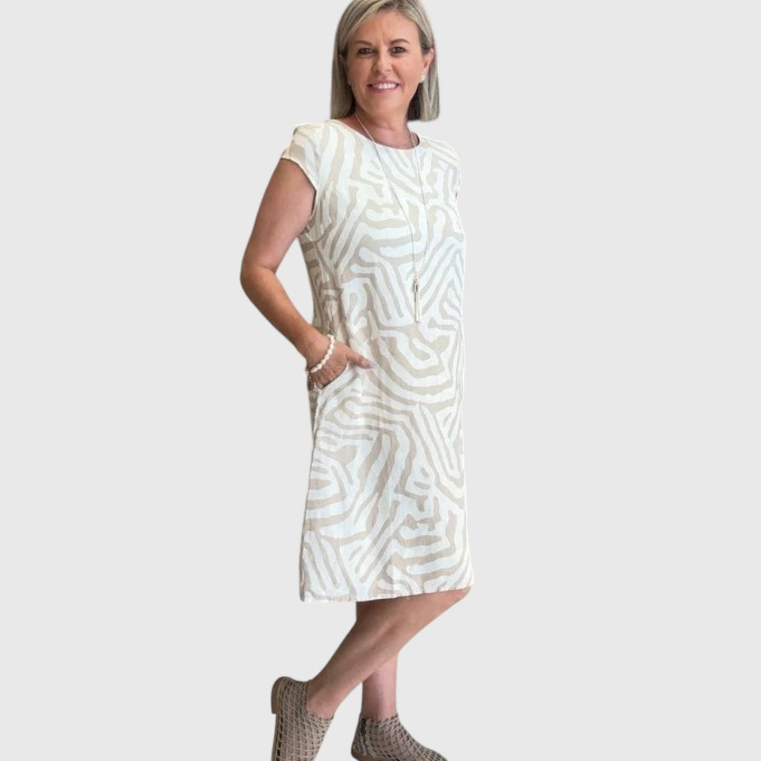 Dileys - Summer dress with round neck