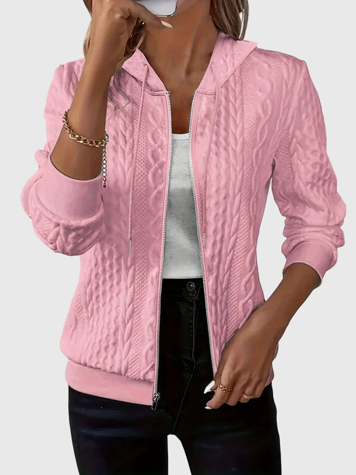 Georgia | Stylish Zippered Hoodie