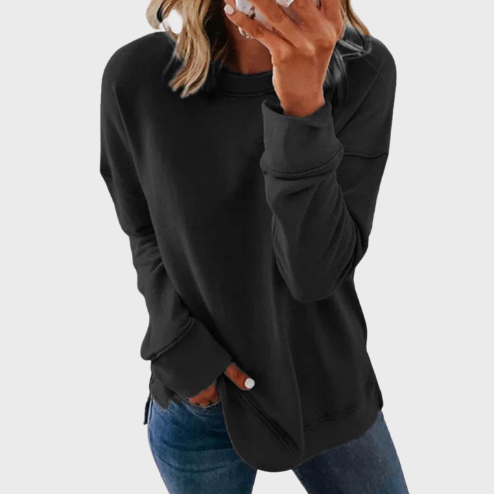 Francesca | Elegant Lightweight Solid Color Sweater for a Stylish Look