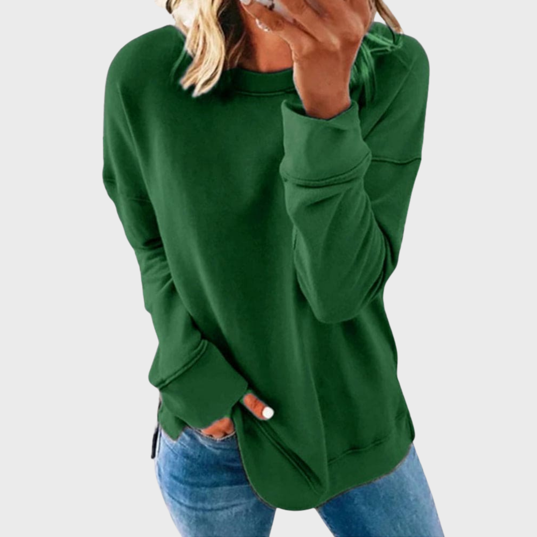 Francesca | Elegant Lightweight Solid Color Sweater for a Stylish Look