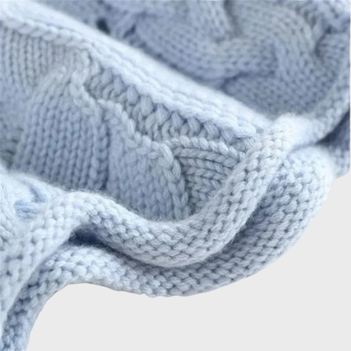 Thea | Cashmere Turtleneck with Braid Detailing