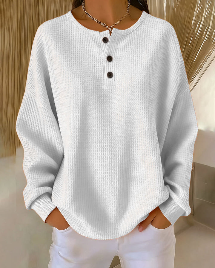 Niamh | Casual Trendy Solid Color Long Sleeve Sweatshirt