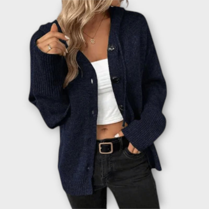 Edith | Cozy Knit Button-Front Cardigan for Stylish Comfort