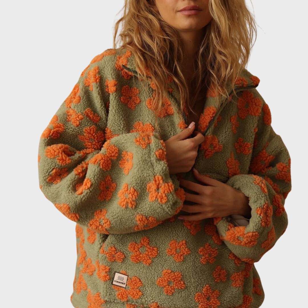 Maren | Elegant Floral Lace Sweater