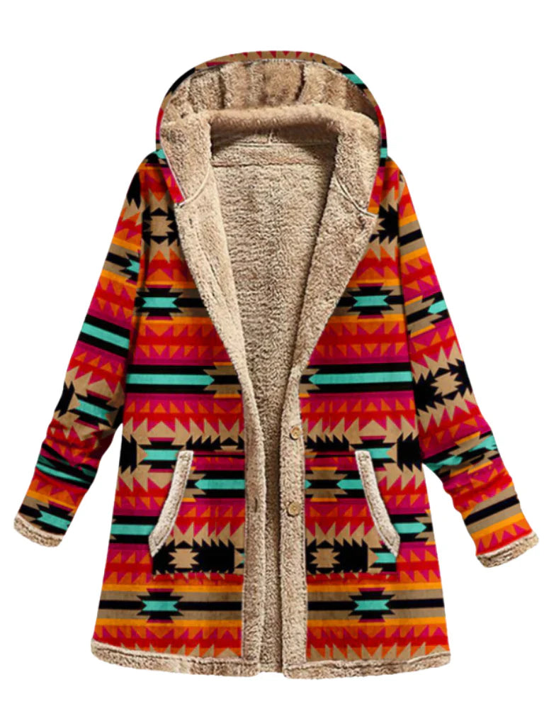 Aurora | Cozy Print Coat