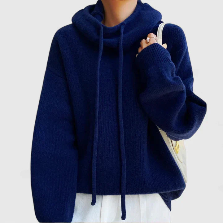 Marie | Knitted Hooded Sweater for Everyday Comfort