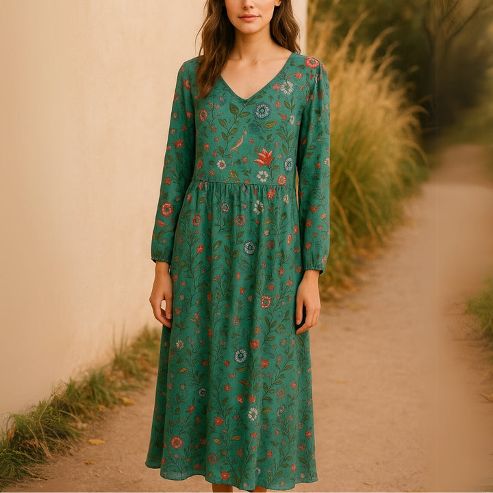 Holly - Floral Long Dress