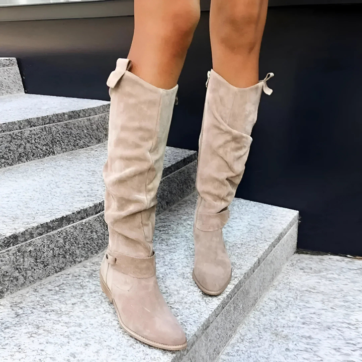 Amelia | Elegant Suede Ankle Boots for a Chic Look
