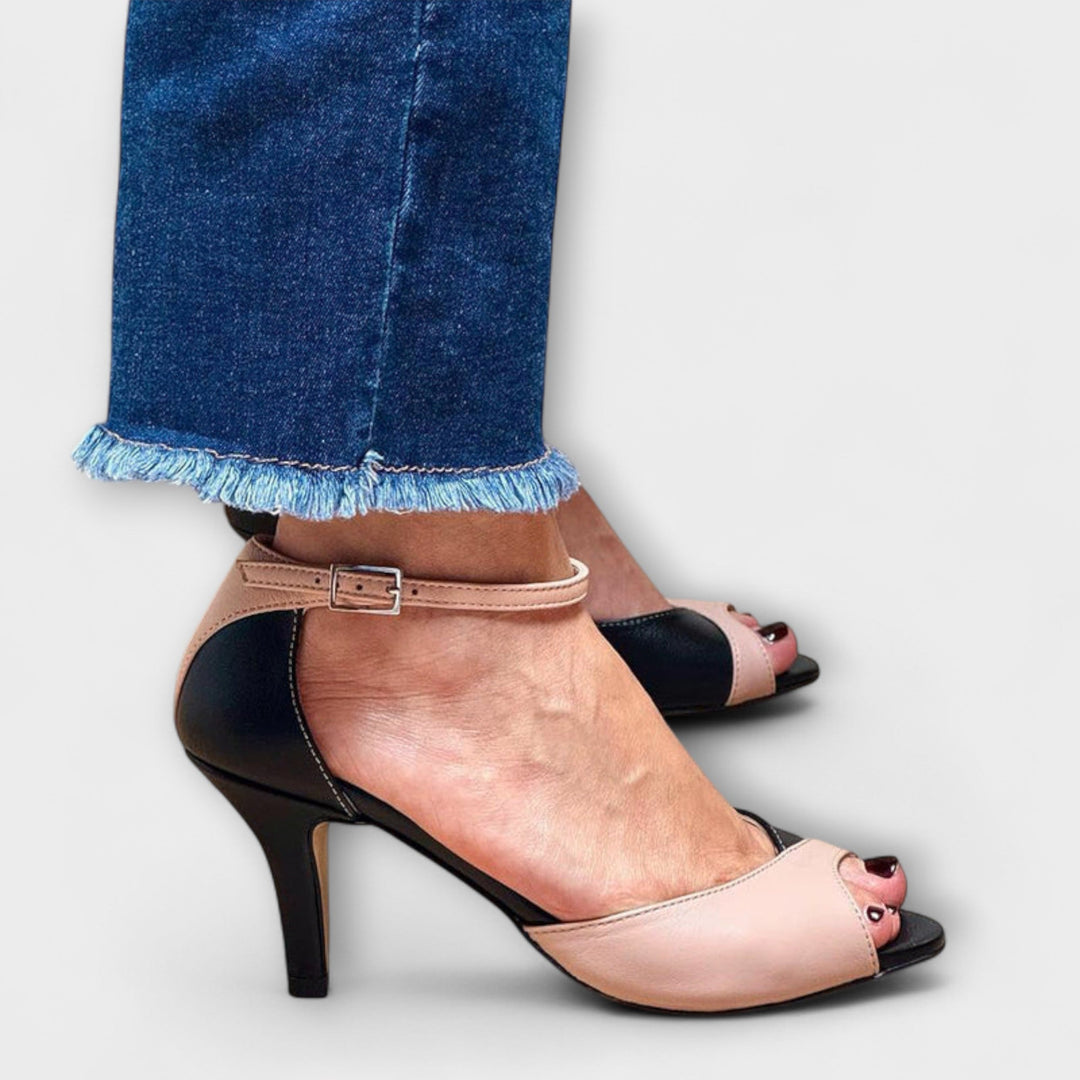 Elss – Two-Tone Elegance Heels