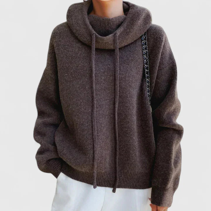 Marie | Knitted Hooded Sweater for Everyday Comfort