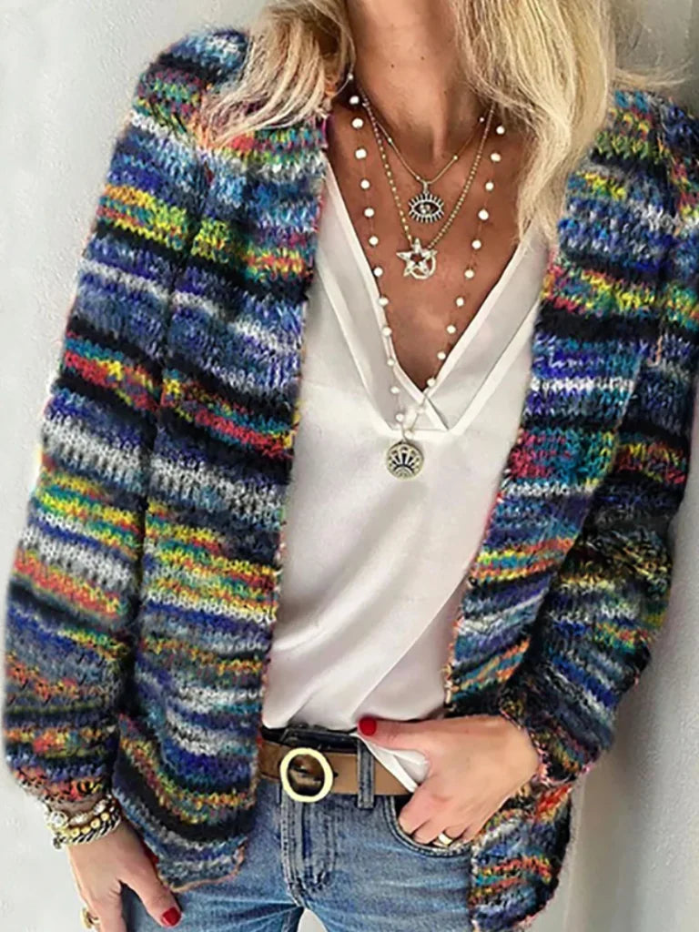 Isa | Vibrant Layers Cardigan
