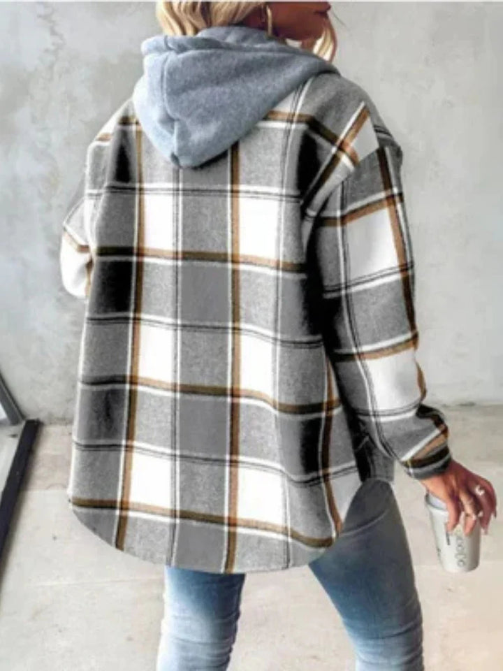 Camden | Plaid Hooded Jacket