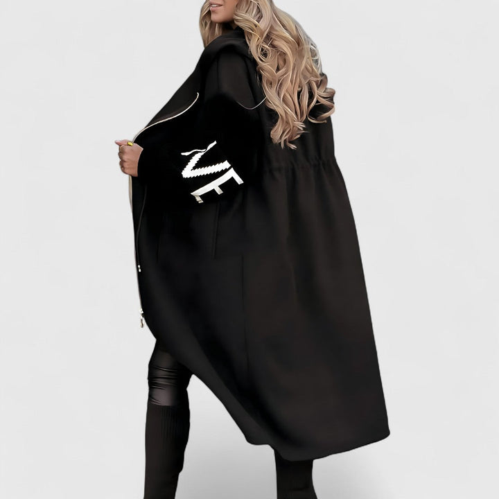 Adina - Elegant Hooded Cardigan