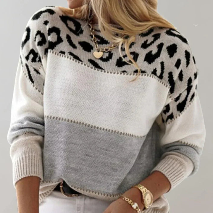 Diane | Bold Leopard-Print Sweater