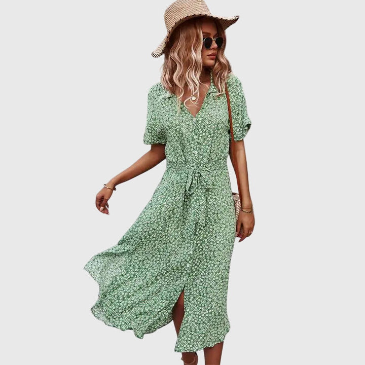 Deborah - Floral Midi Dress