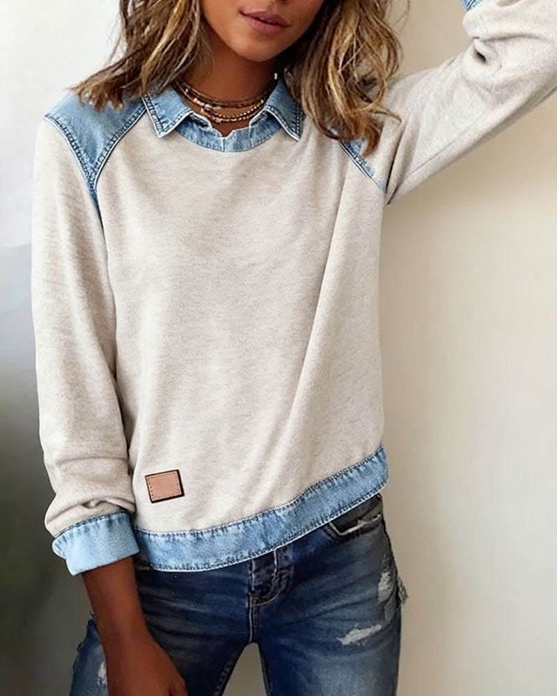 Paige | Trendy Long Sleeve Button-Up Shirt