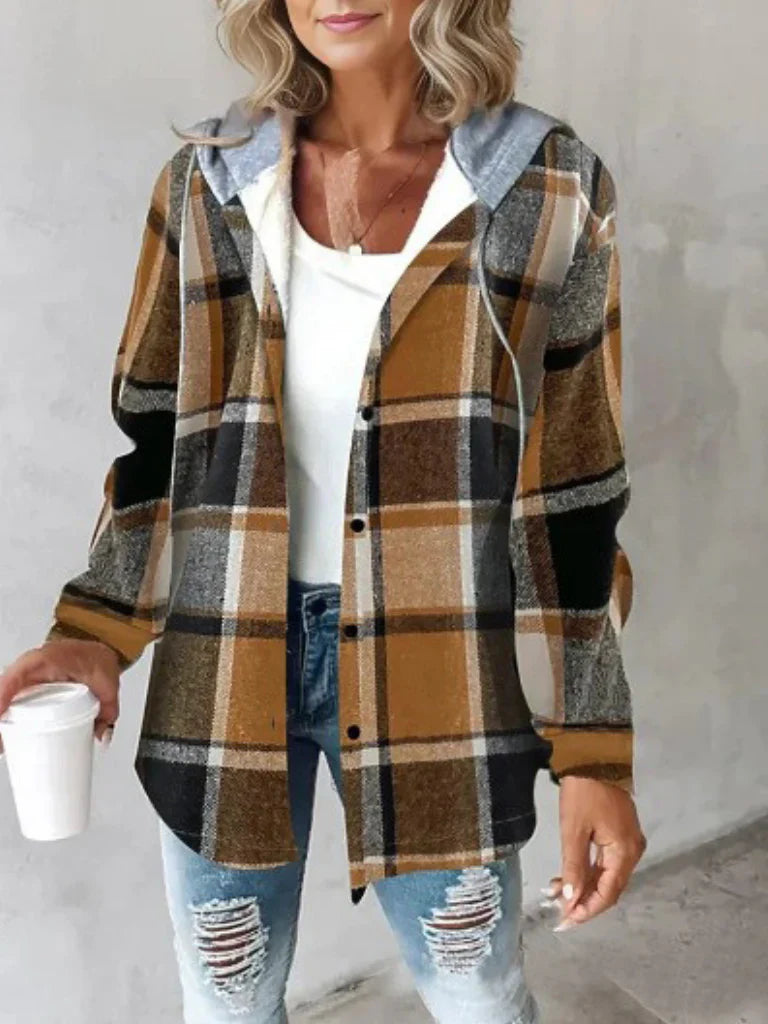 Camden | Plaid Hooded Jacket