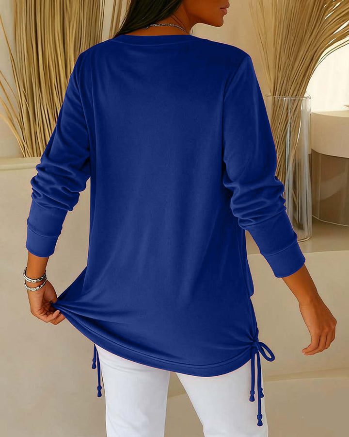 Elspeth | Two-Tone Sequin Top Effect Two-in-One