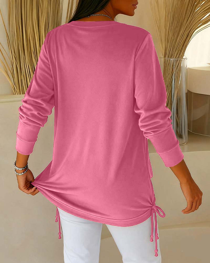 Elspeth | Two-Tone Sequin Top Effect Two-in-One