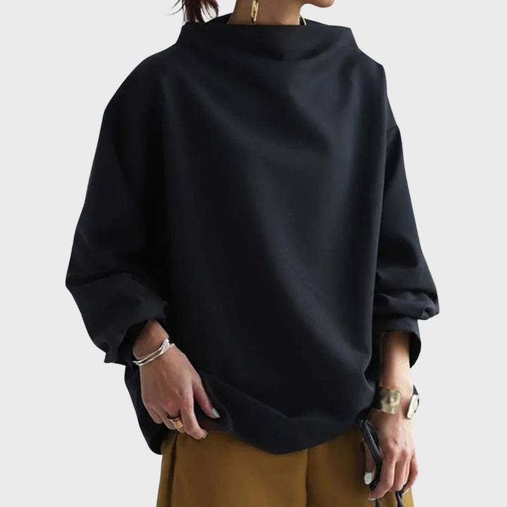 Elsie | Elegant Casual High Neck Top