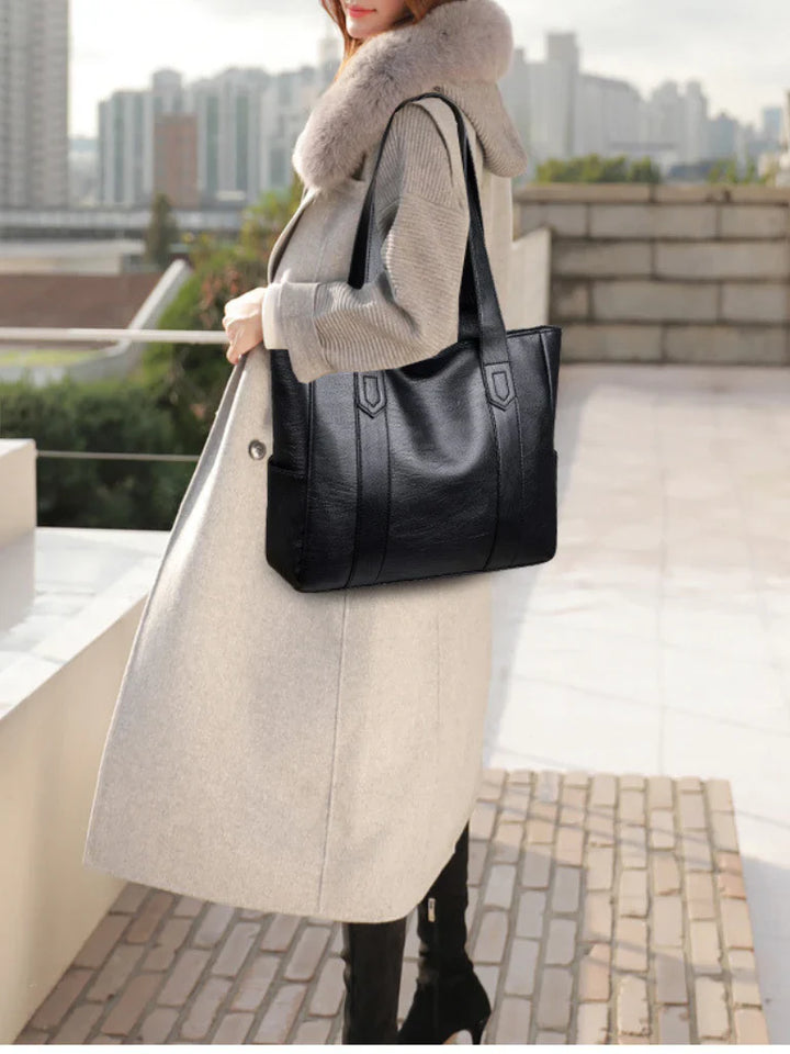 Peggy | Structured Pu Tote