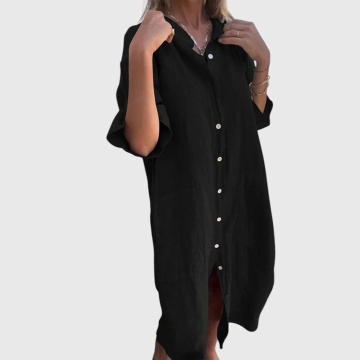Jayne - Graceful Shirt Dress