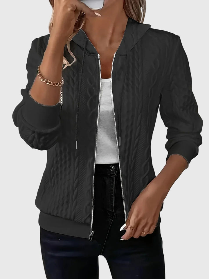 Georgia | Stylish Zippered Hoodie