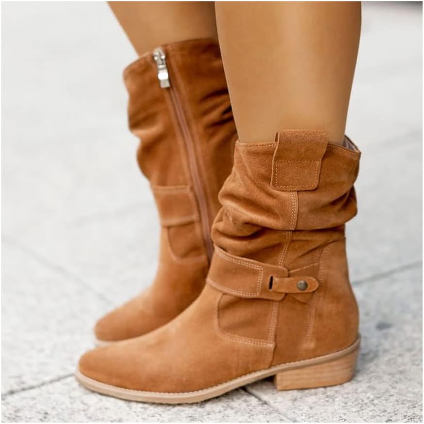 Amelia | Elegant Suede Ankle Boots for a Chic Look
